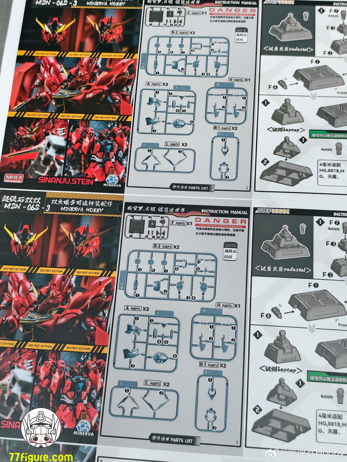 Minerva Hobby 1/100 機械神話 ストライクフリーダムガンダム GKヘッドキット 暮光白Ver. プラモデル