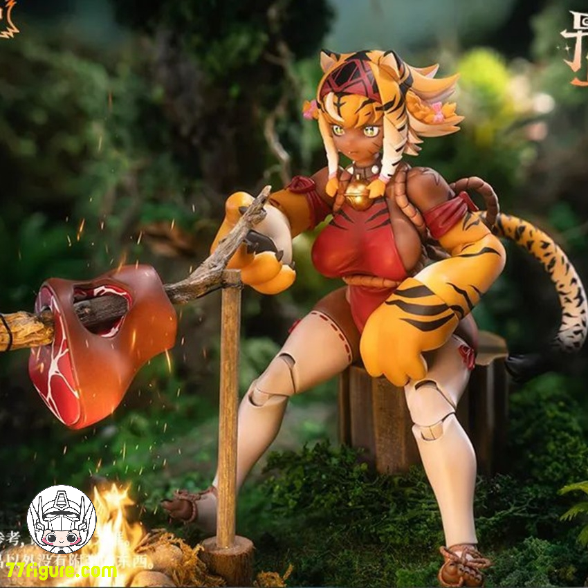 蝸之殻(スネイルシェル) 1/12 RPG-04 タイガーガール ガル 塗装