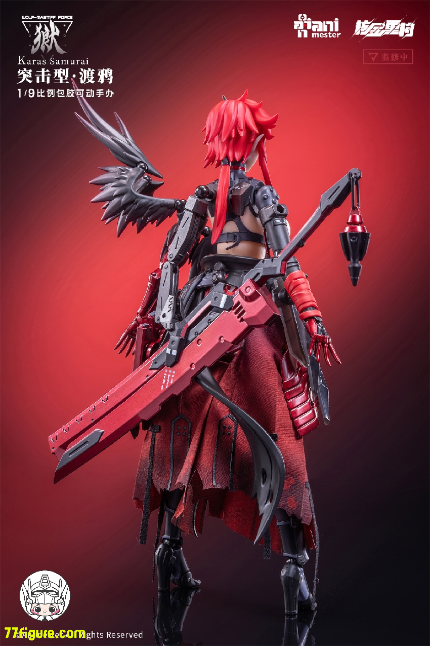 【先行販売】Animester 1/9 ウルフ マスティフ フォース カラス サムライ