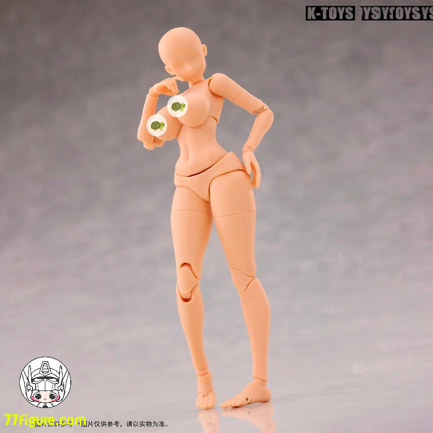 【予約商品】K Toys 1/12 KT02B 日系アニメ風 豊満な女性素体 自然肌 塗装済み可動フィギュア