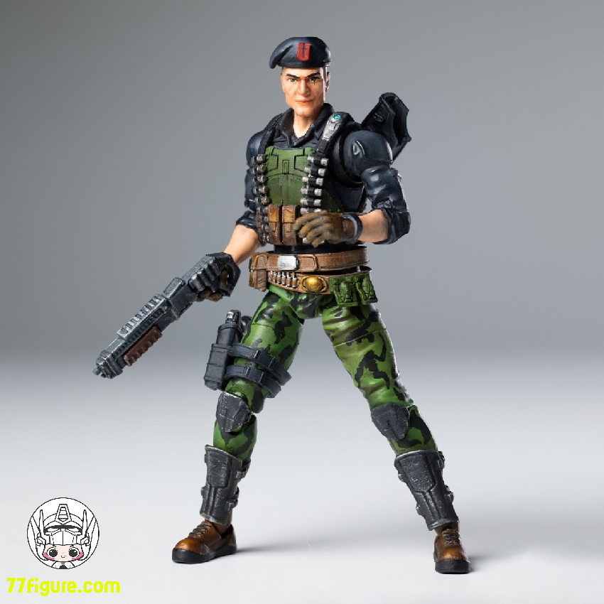 Hiya Toys 1/18「G.I.Joe 特殊部隊」火石 塗装済み可動フィギュア 