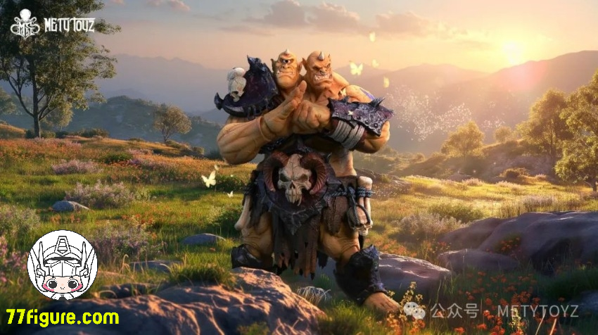 【予約受付終了】Metytoyz 冒険者の世界 クラッシャーオーガ イエロー バージョン 塗装済み可動フィギュア