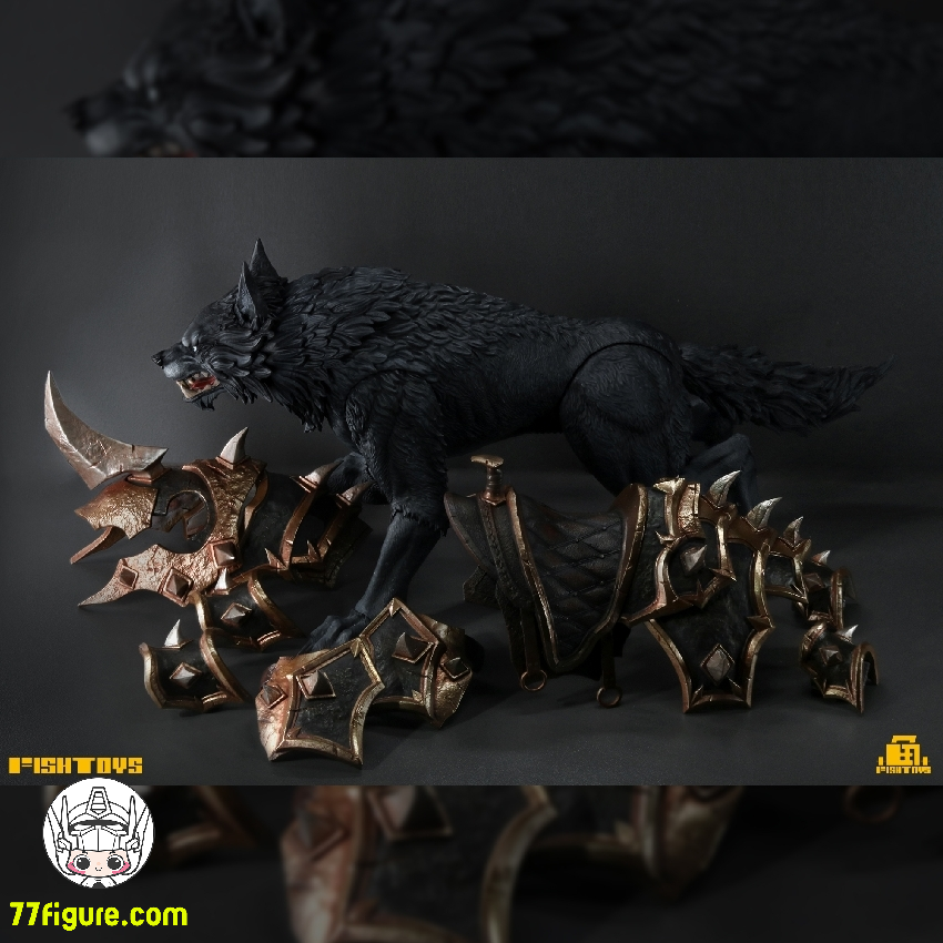 魚卜イズ「ウェイストランド」シリーズ 黒狼 塗装済み可動 魚卜イズ「ウェイストランド」シリーズ 黒狼 塗装済み可動