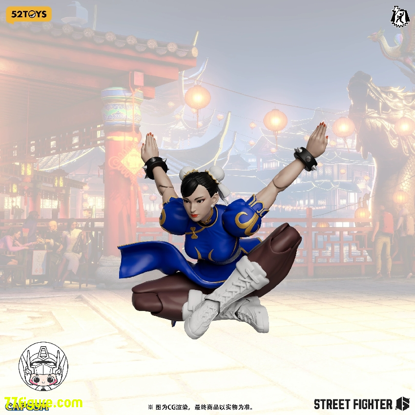 【予約商品】52TOYS 1/12 ライトニング ダンス ストリート ファイター 春麗 アウトフィット2 塗装済み可動フィギュア