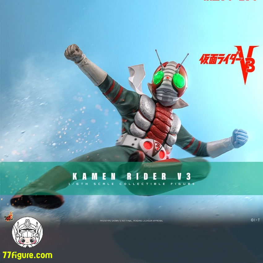 【予約商品】HotToys 1/6 TMS162B 仮面ライダーV3 風見志郎 限定版 塗装済み可動フィギュア