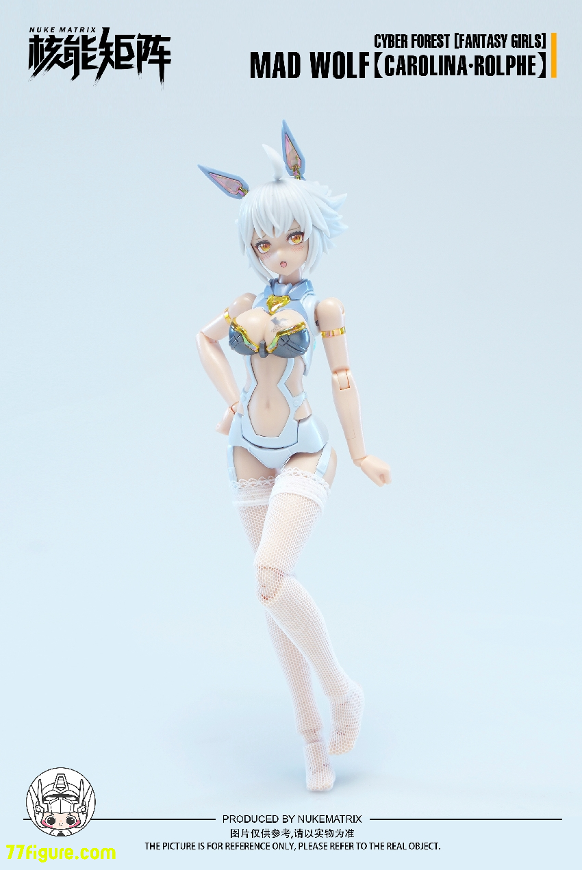 【品切れ】Nuke Matrix 1/12 「ファンタジーガール・サイバーフォレスト」マッドウルフ カロリーナ・ロルフ プラモデル