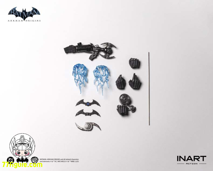 【予約商品】INART MAG G0007 バットマン: アーカム・オリジンズ バットマン バトル ダメージ バージョン 塗装済み可動フィギュア