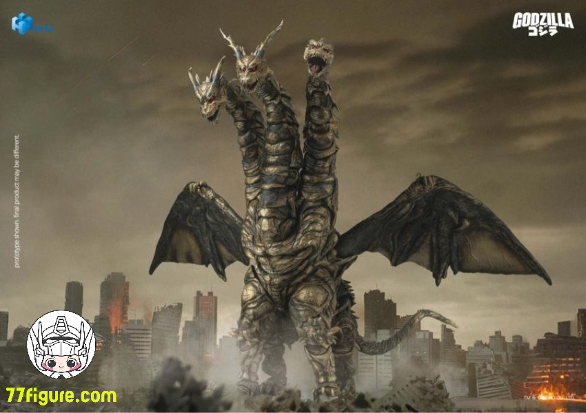 【予約商品】Hiya Toys EBG0290 Exquisite Basic ゴジラ FINAL WARS カイザー ギドラ 塗装済み可動フィギュア