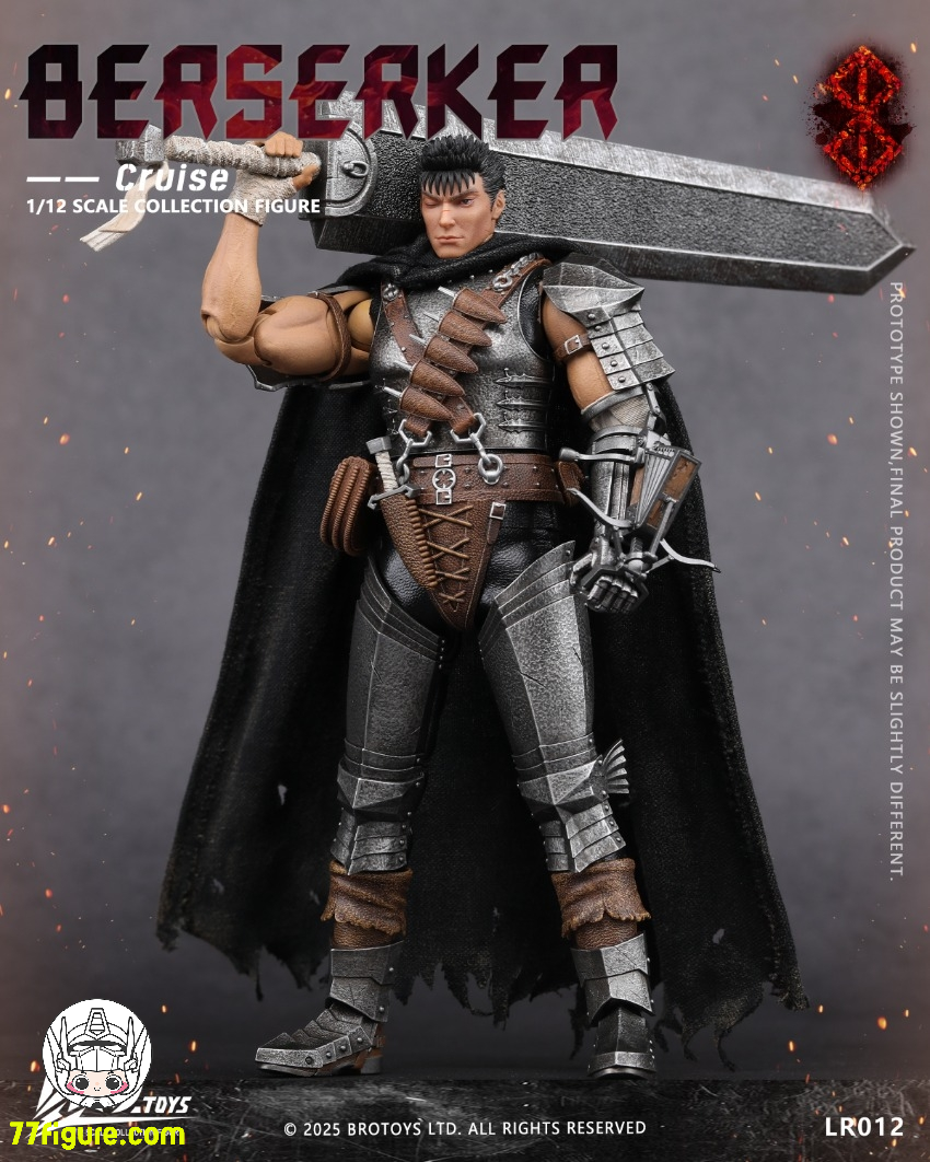 【予約商品】BroToys 1/12 LR012 ベルセルク クルーゼ 塗装済み可動フィギュア