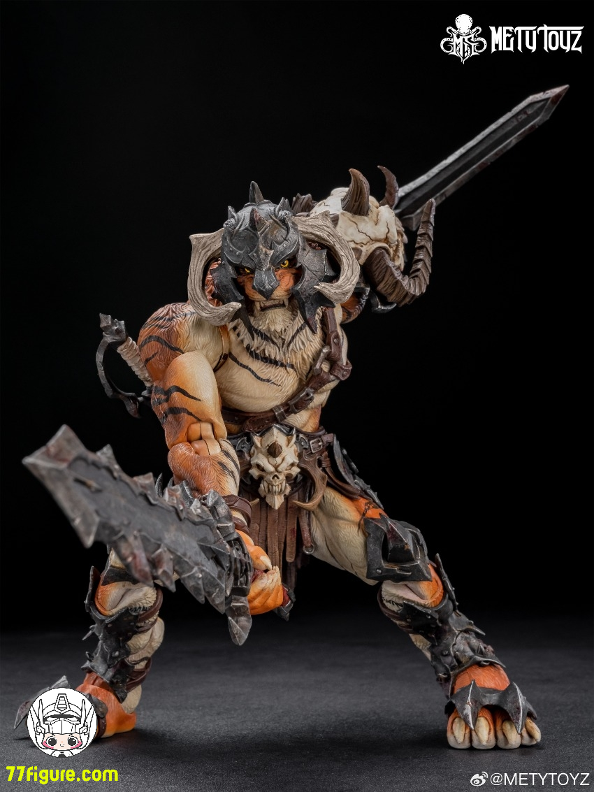 【先行販売】Metytoyz 冒険者の世界 東方陣営 野蛮な虎の戦士 ゴルド・烈牙 塗装済み可動フィギュア