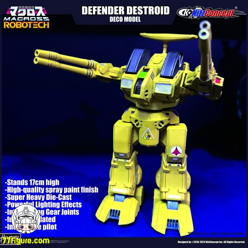 【予約商品】Kitzconcept 1/72 『超時空要塞マクロス』ディフェンダー デストロイド 塗装済み可動フィギュア