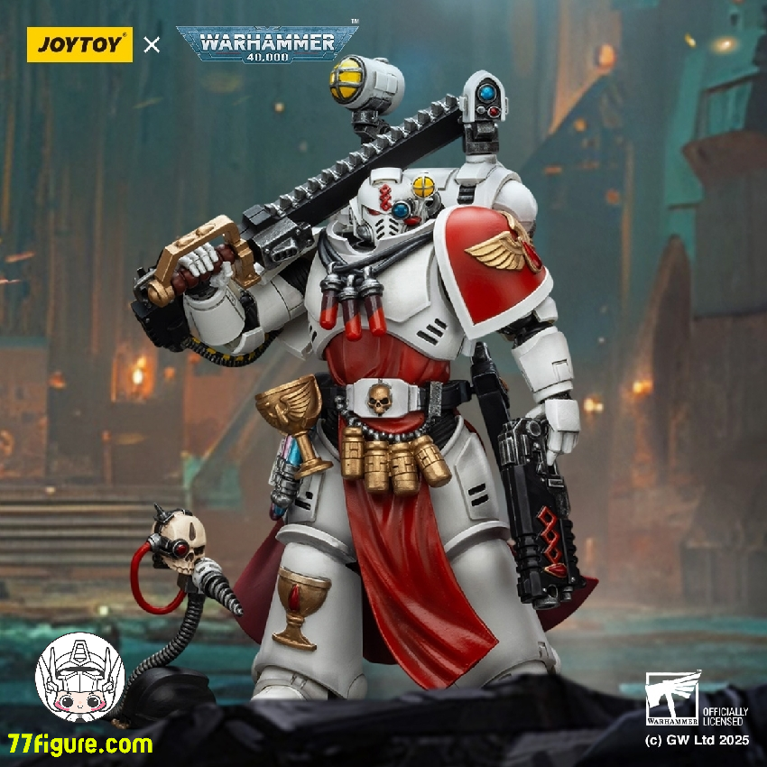 【予約商品】ジョイトイ JoyToy Source 1/18 『ウォーハンマー40K』ブラッド エンジェル サンギナリー プリースト ヘビーボルトピストル、チェーンソード&ナルセシウム付き 塗装済み可動フィギュア