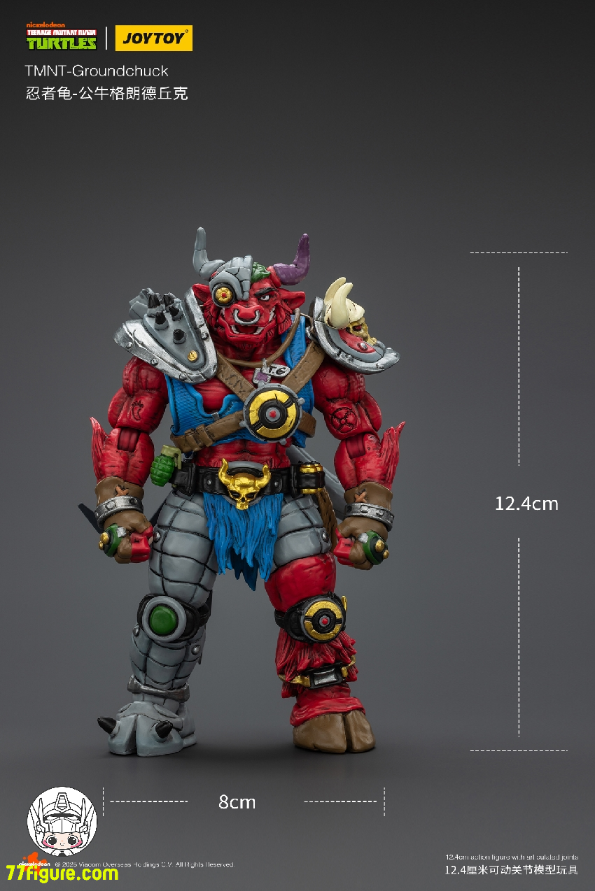 【品切れ】ジョイトイ JoyToy 1/18 ティーンエイジ ミュータント ニンジャ タートルズ 『TMNT 』グランドチャック 塗装済み可動フィギュア