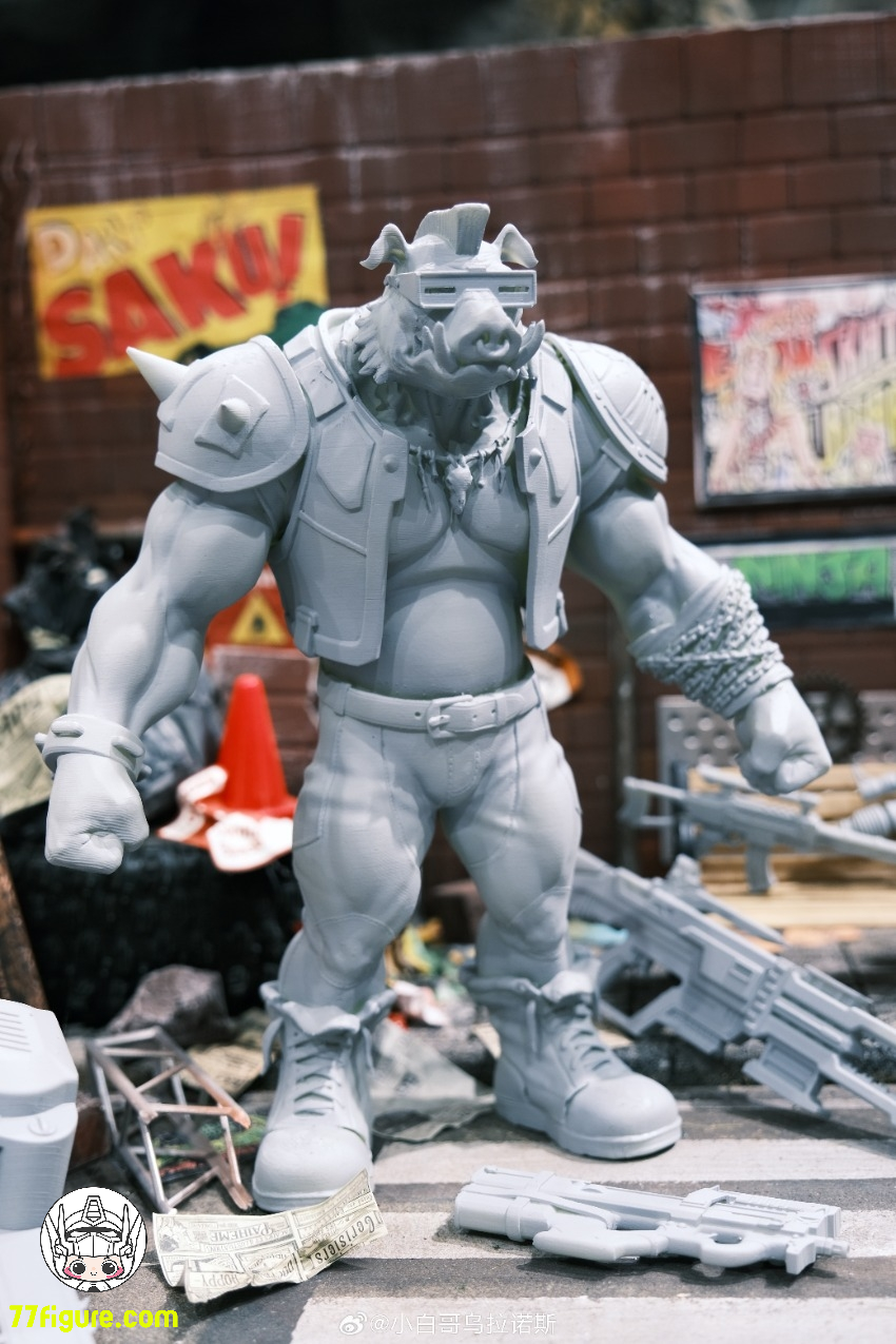 霊機魂 ティーンエイジ ミュータント ニンジャ タートルズ 『TMNT 』ビーバップ 塗装済み可動フィギュア