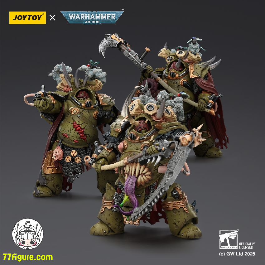 【予約商品】ジョイトイ JoyToy Source 1/18 『ウォーハンマー40K』デスガード デスシュラウド・ターミネーター 三体セット 塗装済み可動フィギュア