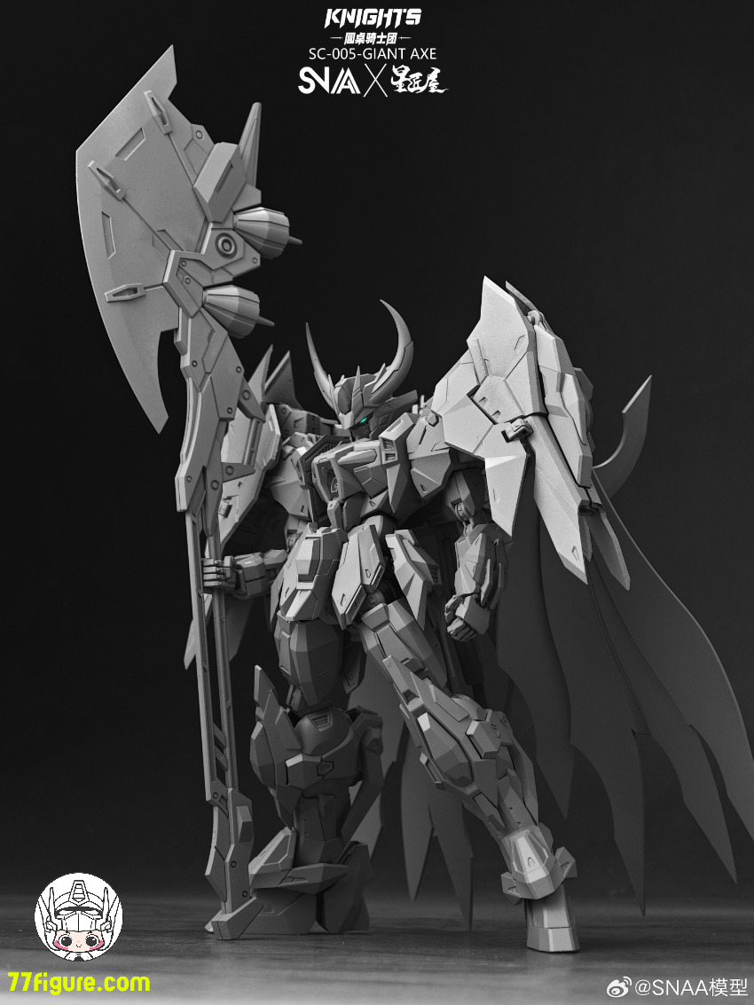 SNAA Model 1/144 円卓の騎士 咆哮の斧 ランスロット(Lancelot)プラモデル