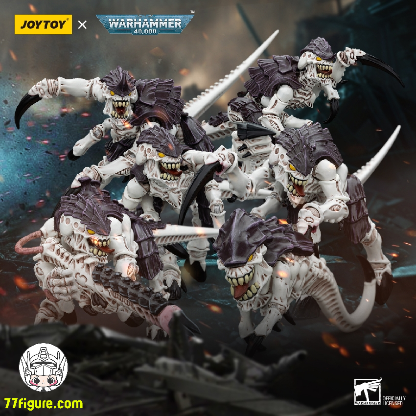 【品切れ】ジョイトイ JoyToy Source 1/18 『ウォーハンマー40K』 ティラニッド ハイヴフリート リヴァイアサン 六体セット 塗装済み可動フィギュア