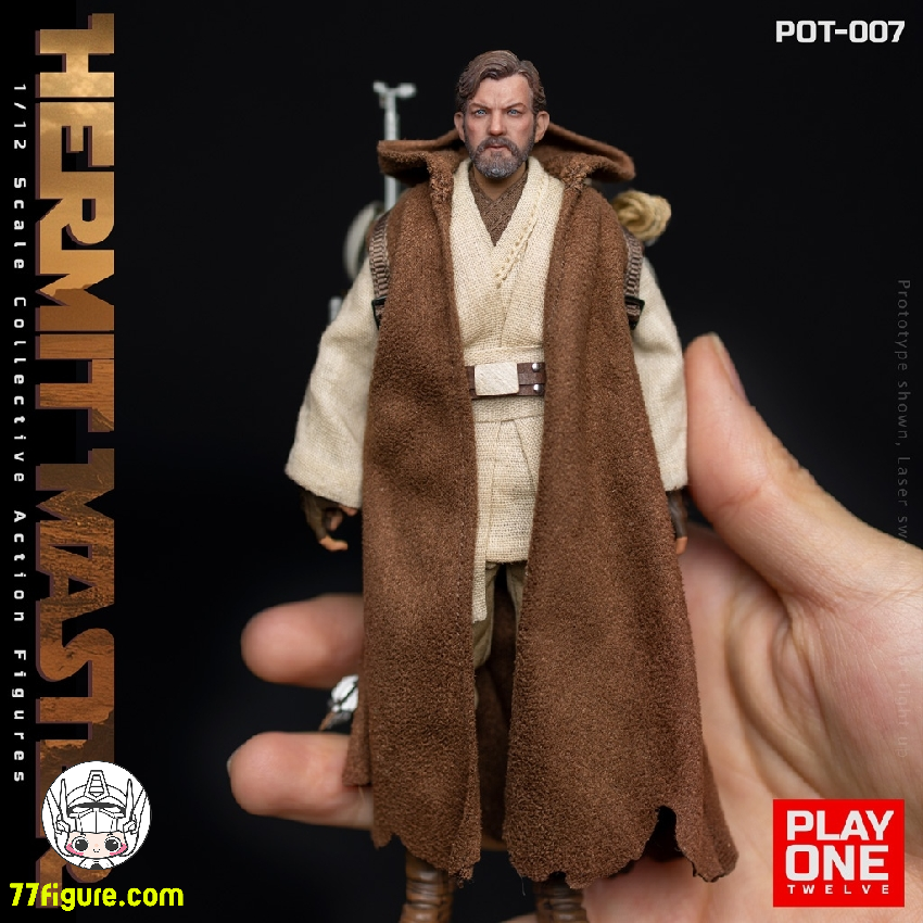 【先行販売】Play One Twelve 1/12 POT-007 ハーミットマスター 塗装済み可動フィギュア