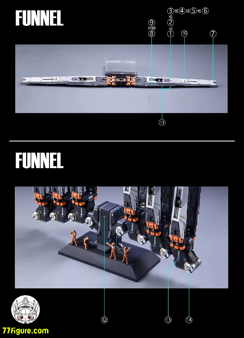 【予約商品】拾壱零 Studio RX-93 MGKA Hi-v / Farmer Creations 1/100 招財モー用 デカール