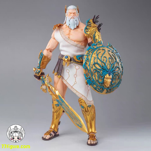 【先行販売】Shinfu Toys & Berserker Studios 1/12 M-01「万国の神々」ゼウス 塗装済み可動フィギュア
