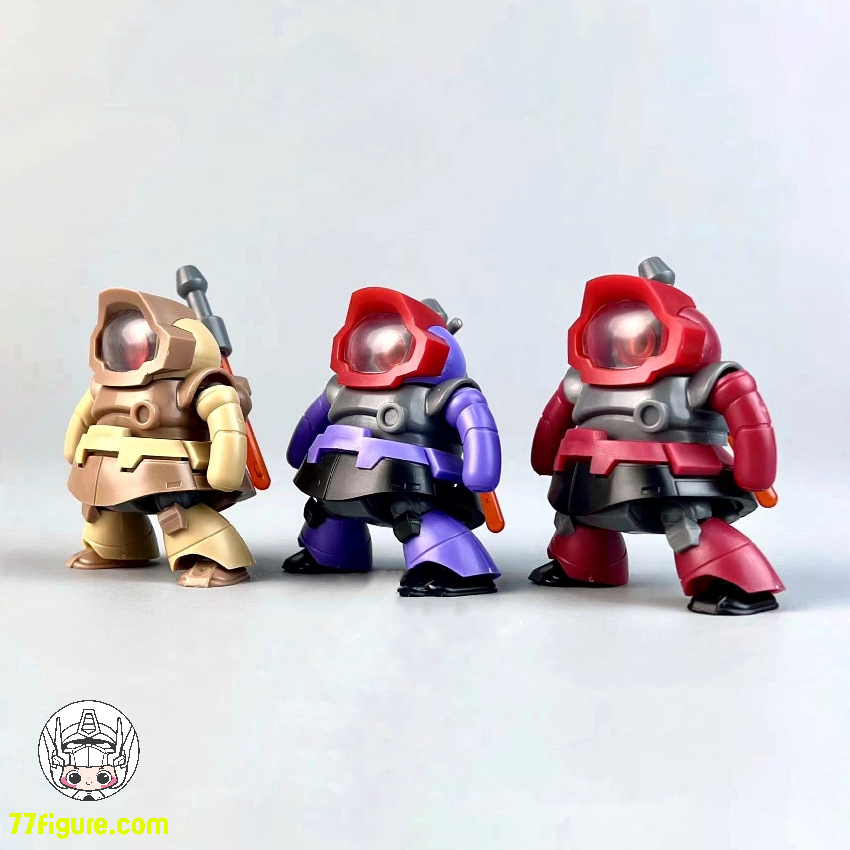 【品切れ】超星 Studio SD ガンダム MS-09R リック ドム プラモデル 三体セット