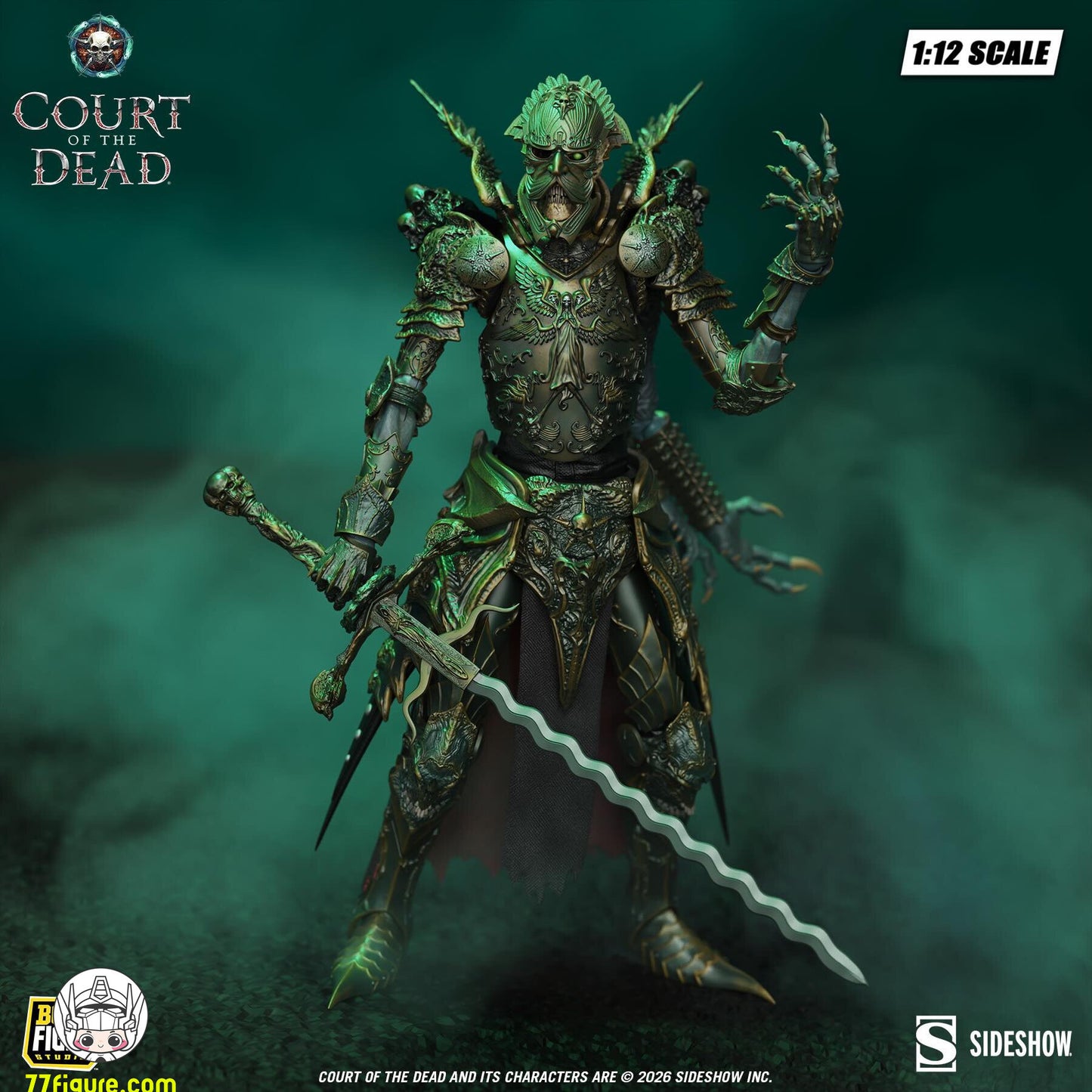 【予約商品】Boss Fight Studio 1/12 CDE007 『Court of the Dead』モーティガル 高位の死神将軍 塗装済み可動フィギュア