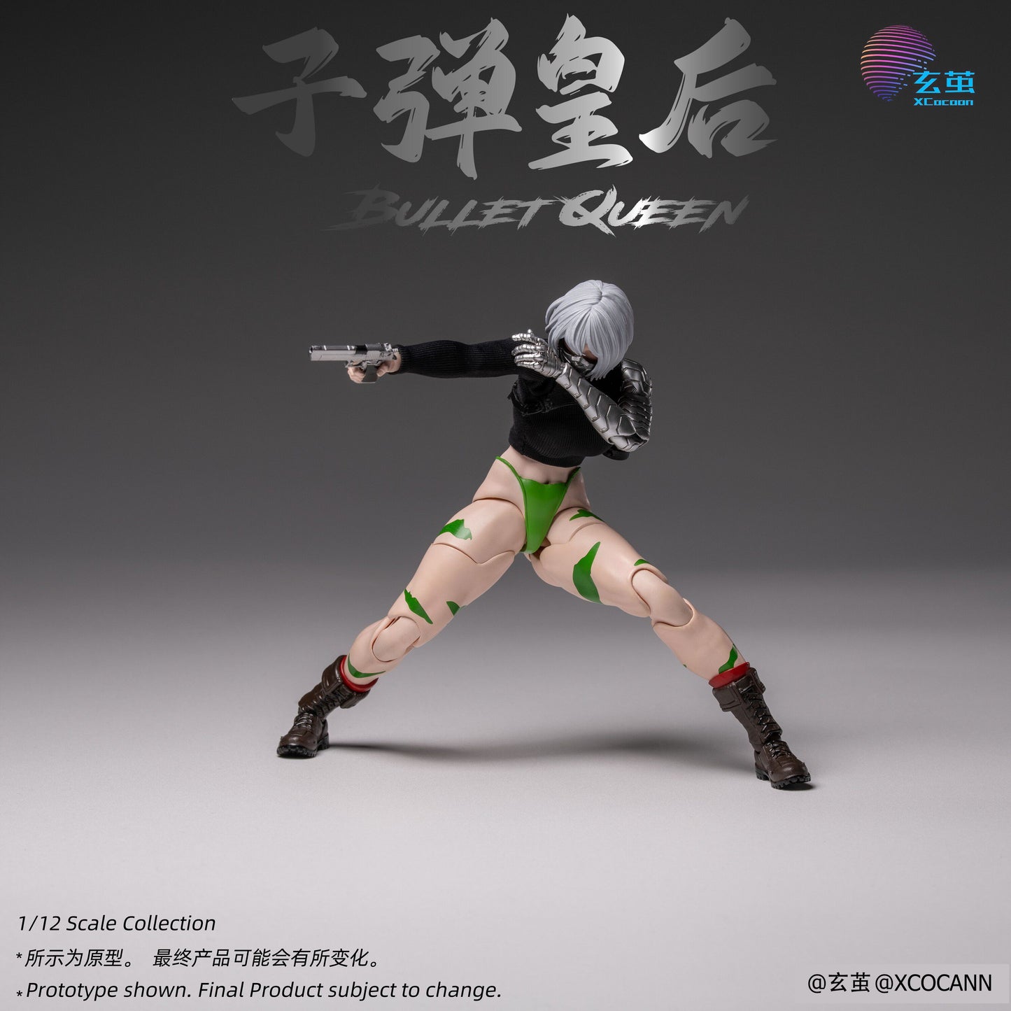【予約受付終了】Xocann Studio 1/12 CFC-02B バレット クイーン 豪華版 塗装済み可動フィギュア