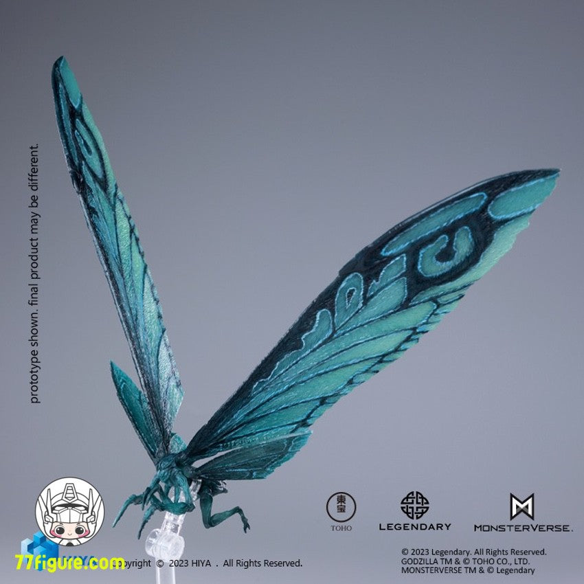 【品切れ】Hiya Toys Exquisite Basic シリーズ ゴジラ: キング・オブ・ザ・モンスター モスラ 塗装済み可動フィギュア