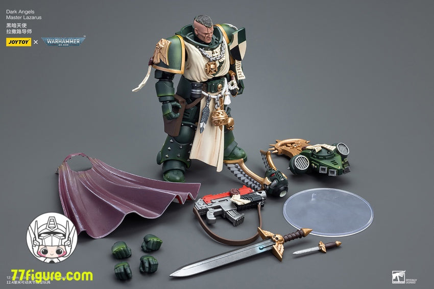 【品切れ】ジョイトイ JoyToy Source 1/12『ウォーハンマー40K』ダーク エンジェルズ マスター ラザロ 塗装済み可動フィギュア