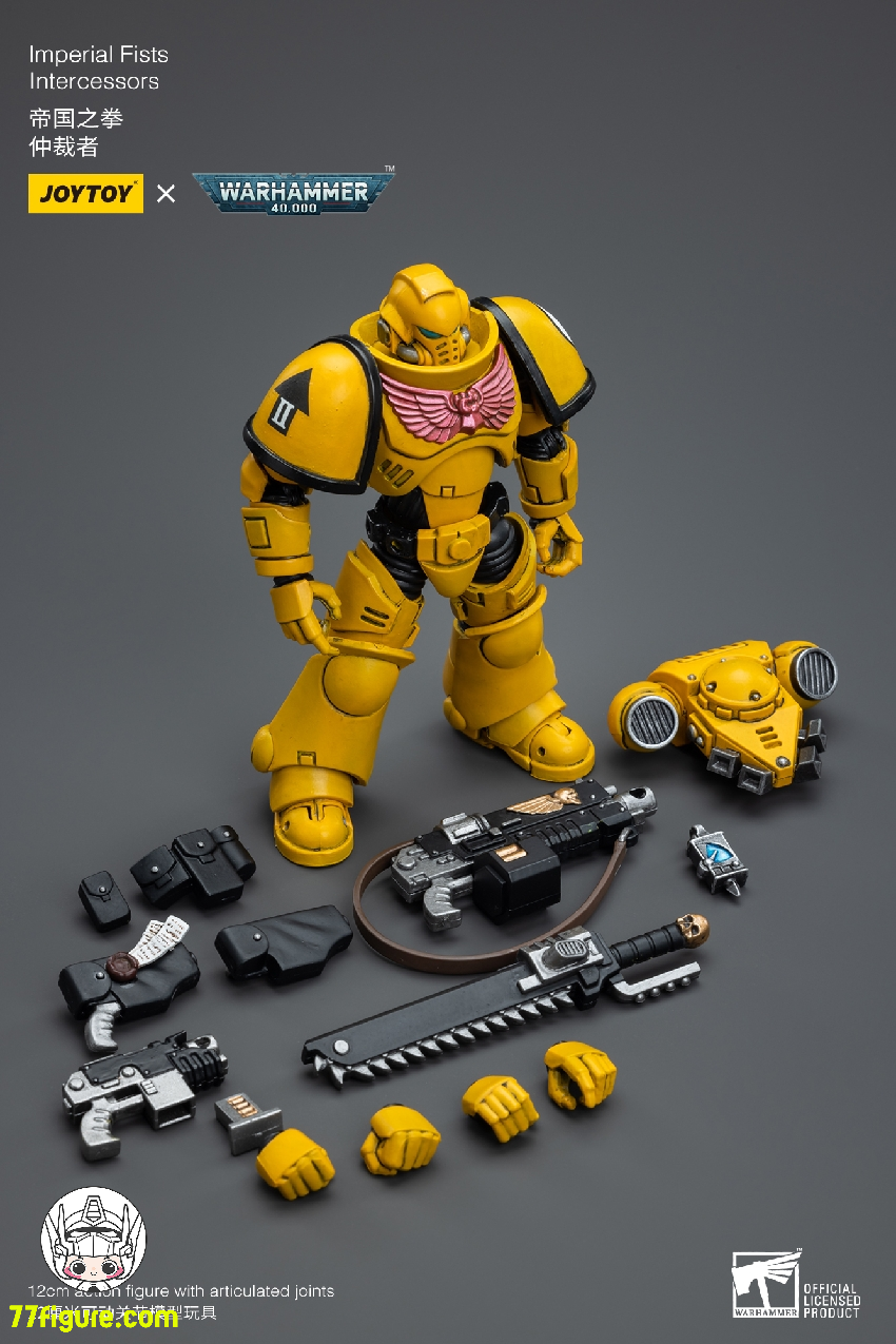 【品切れ】ジョイトイ JoyToy Source 1/18 『ウォーハンマー40K』インペリアルフィスト インターセッサーズ 塗装済み可動フィギュア