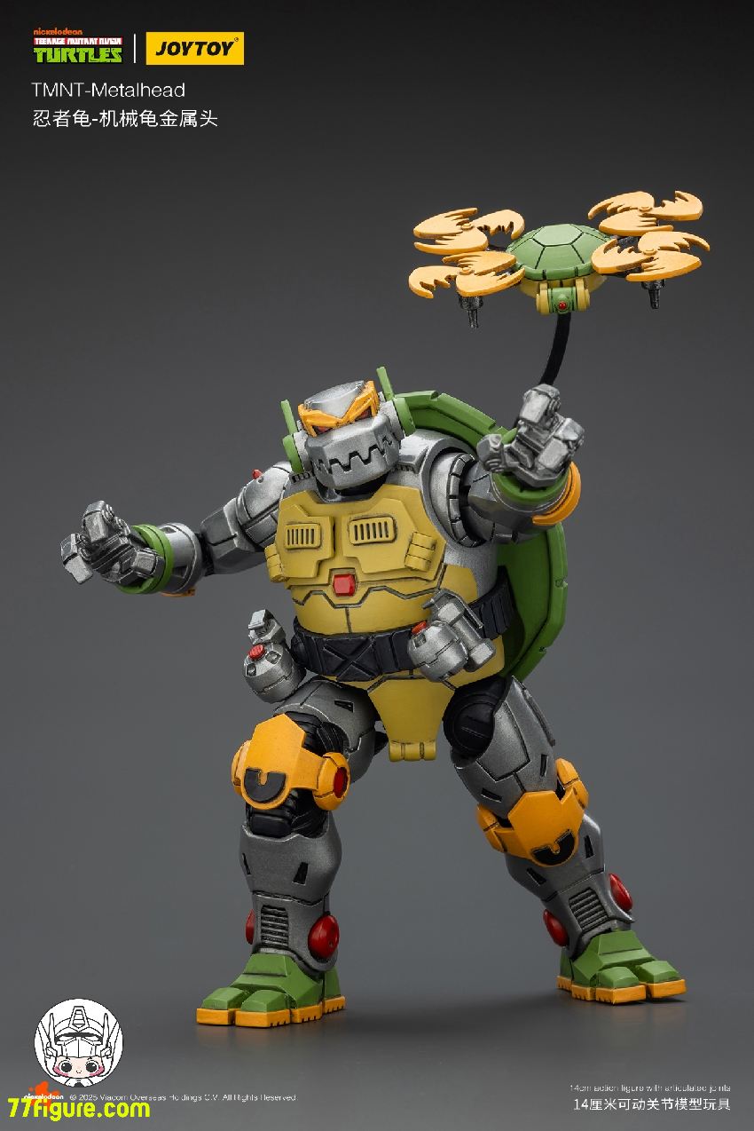 【予約商品】ジョイトイ JoyToy 1/18 ティーンエイジ ミュータント ニンジャ タートルズ 『TMNT 』メタルヘッド 塗装済み可動フィギュア