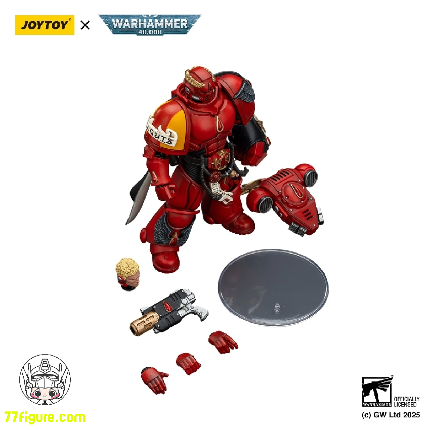 【予約商品】ジョイトイ JoyToy Source 1/18 『ウォーハンマー40K』ブラッド エンジェル キャプテン インフェルノピストル&パワーフィスト付き 塗装済み可動フィギュア