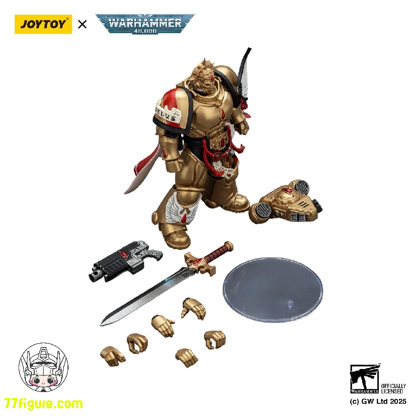 【予約商品】ジョイトイ JoyToy Source 1/18 『ウォーハンマー40K』ブラッド エンジェル キャプテン ヘビー ボルト ピストルとパワーソード付き 塗装済み可動フィギュア
