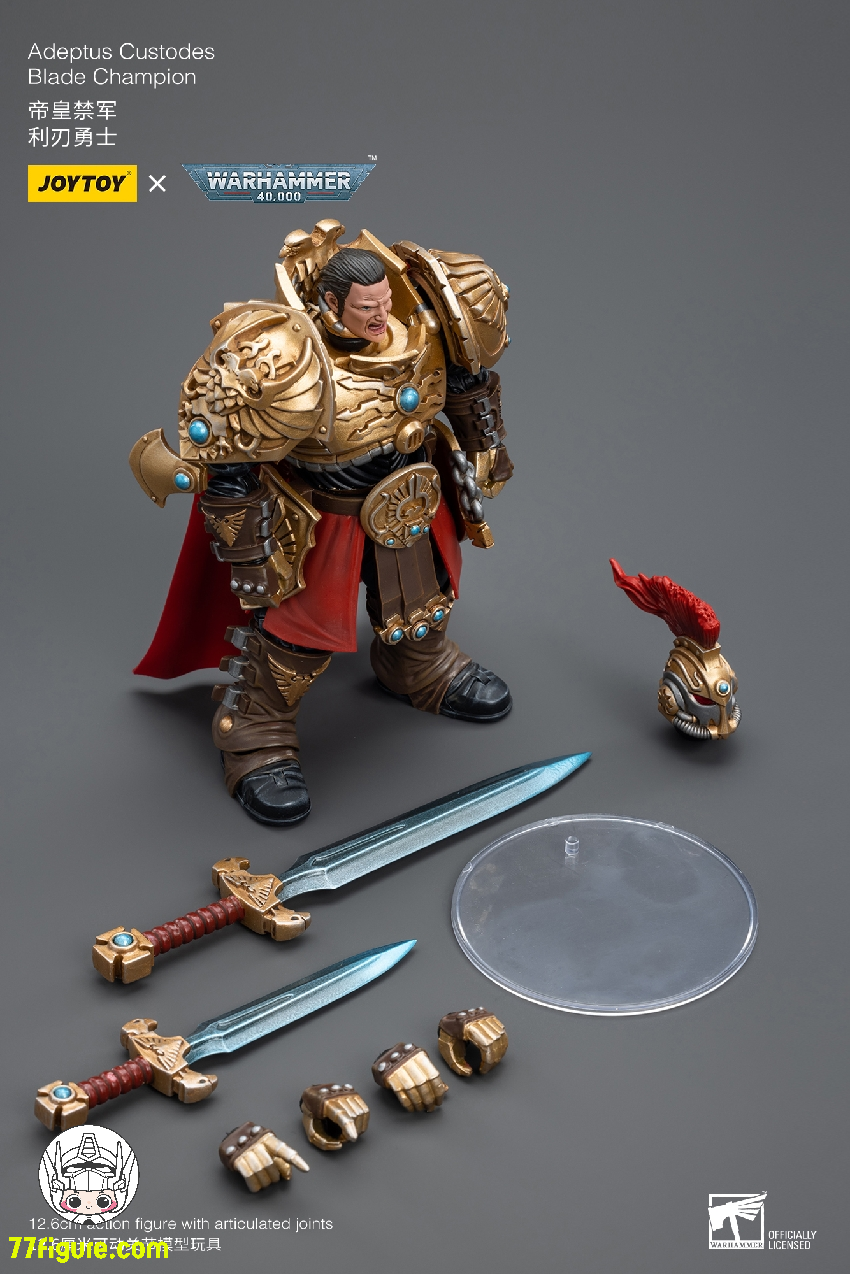 【品切れ】ジョイトイ JoyToy Source 1/18 『ウォーハンマー40K』アデプト・ガーディアンズ ブレードチャンピオン 塗装済み可動フィギュア