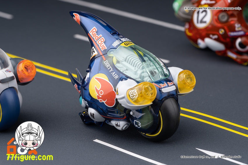 【品切れ】核誠治造 Earnestcore Craft ランチボックス シリーズ 大兜丸 紅牛甲虫車隊 青透明版 プラモデル