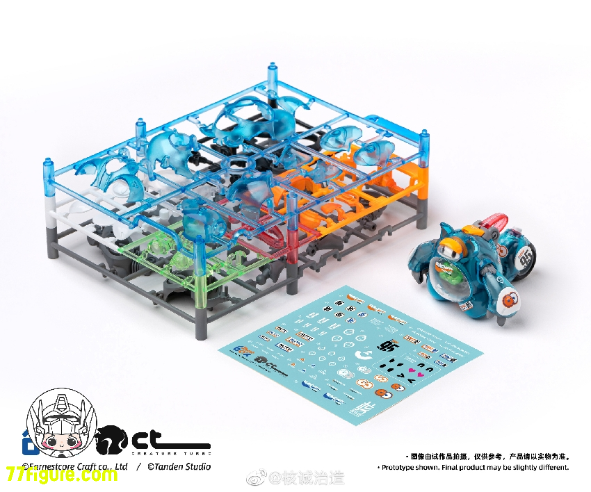 【品切れ】核誠治造 Earnestcore Craft ランチボックス シリーズ アライグマ (ブルー) プラモデル