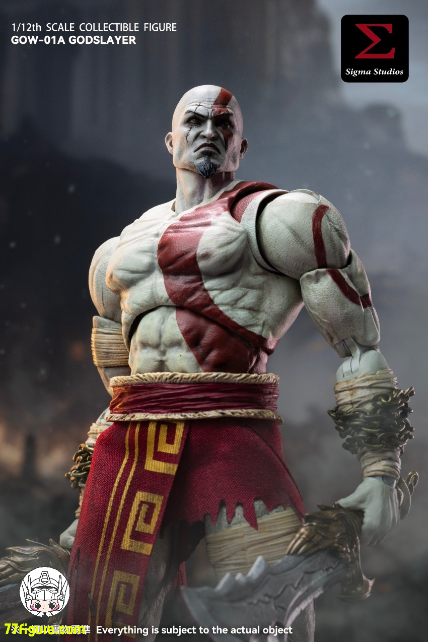 【予約受付終了】Sigma Studio GOW-01A 1/12 殺神者 デラックス版 塗装済み可動フィギュア