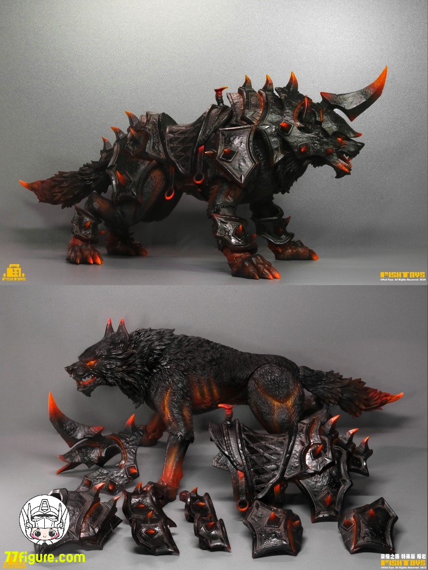【予約商品】魚卜イズ HY-032 2025 栄光の狼 特別版 溶岩 塗装済み可動フィギュア