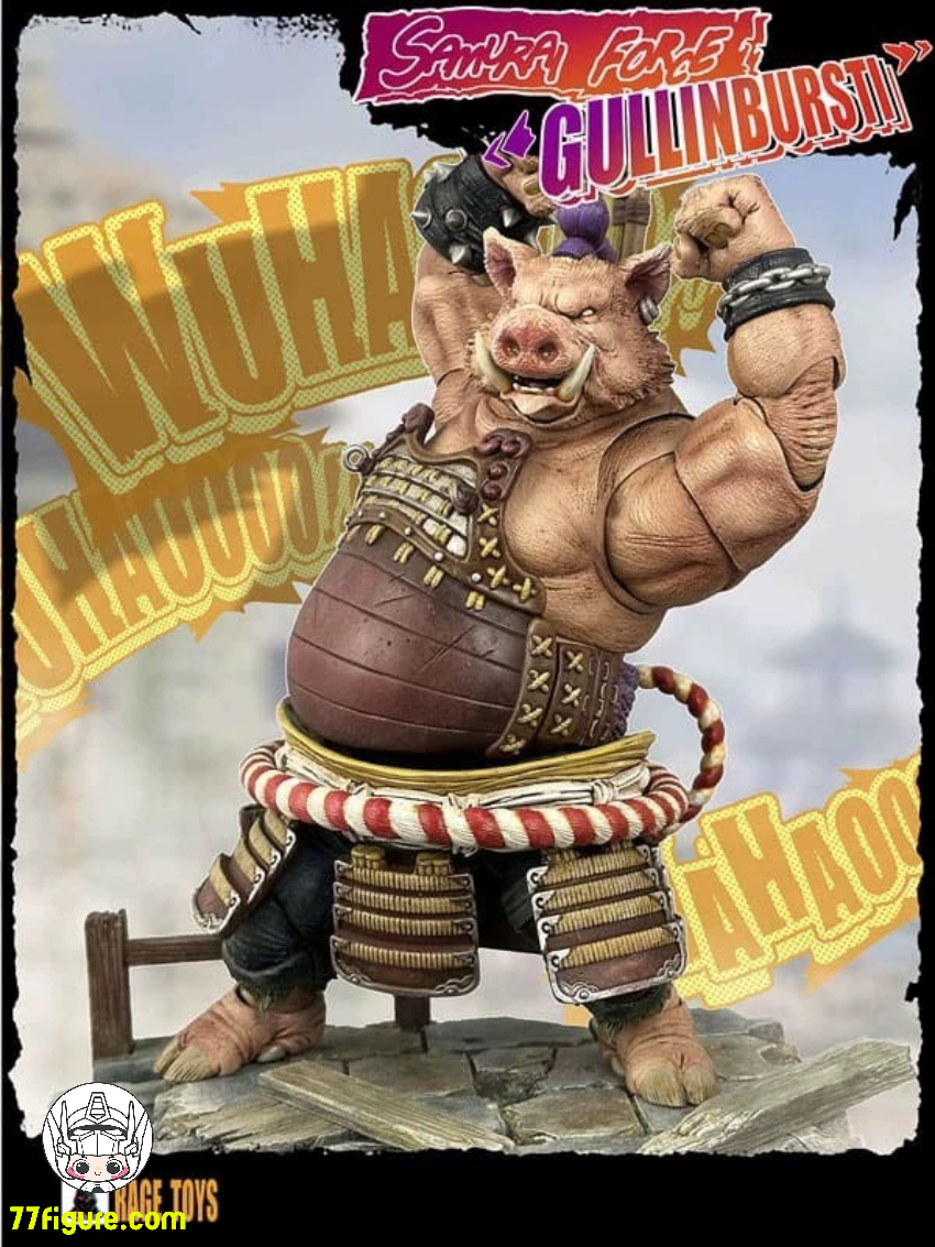 【予約商品】Rage Toys 1/12 サムライフォース グリンブルスティ 塗装済み可動フィギュア