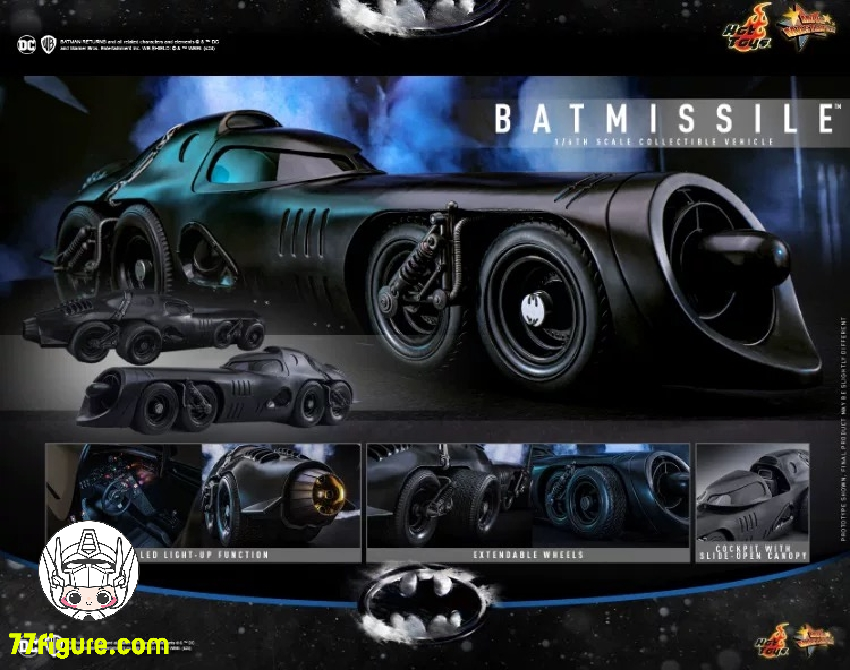 【予約受付終了】ホットトイズ 1/6 MMS780 『バットマン リターンズ』バットミサイル 塗装済み可動フィギュア