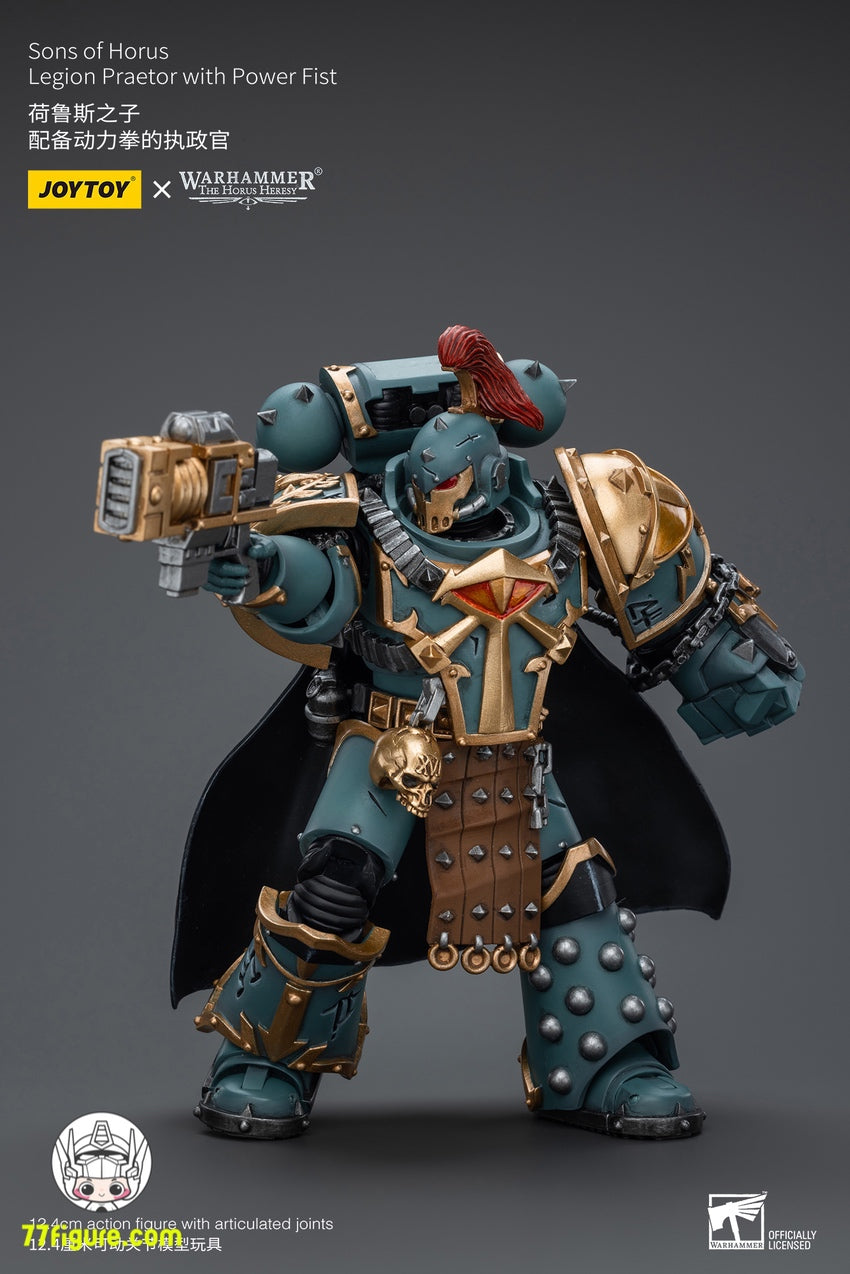 【品切れ】ジョイトイ JoyToy Source 1/18 『ウォーハンマー ホルスの異端』ホルスの息子たち 軍団法務官 パワーフィスト付き 塗装済み可動フィギュア