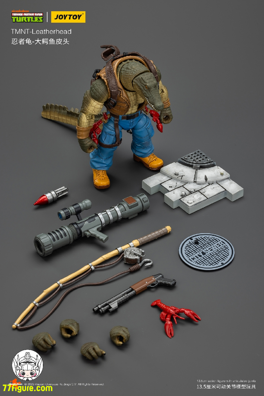 【予約商品】ジョイトイ JoyToy 1/18 ティーンエイジ ミュータント ニンジャ タートルズ 『TMNT 』レザーヘッド 塗装済み可動フィギュア