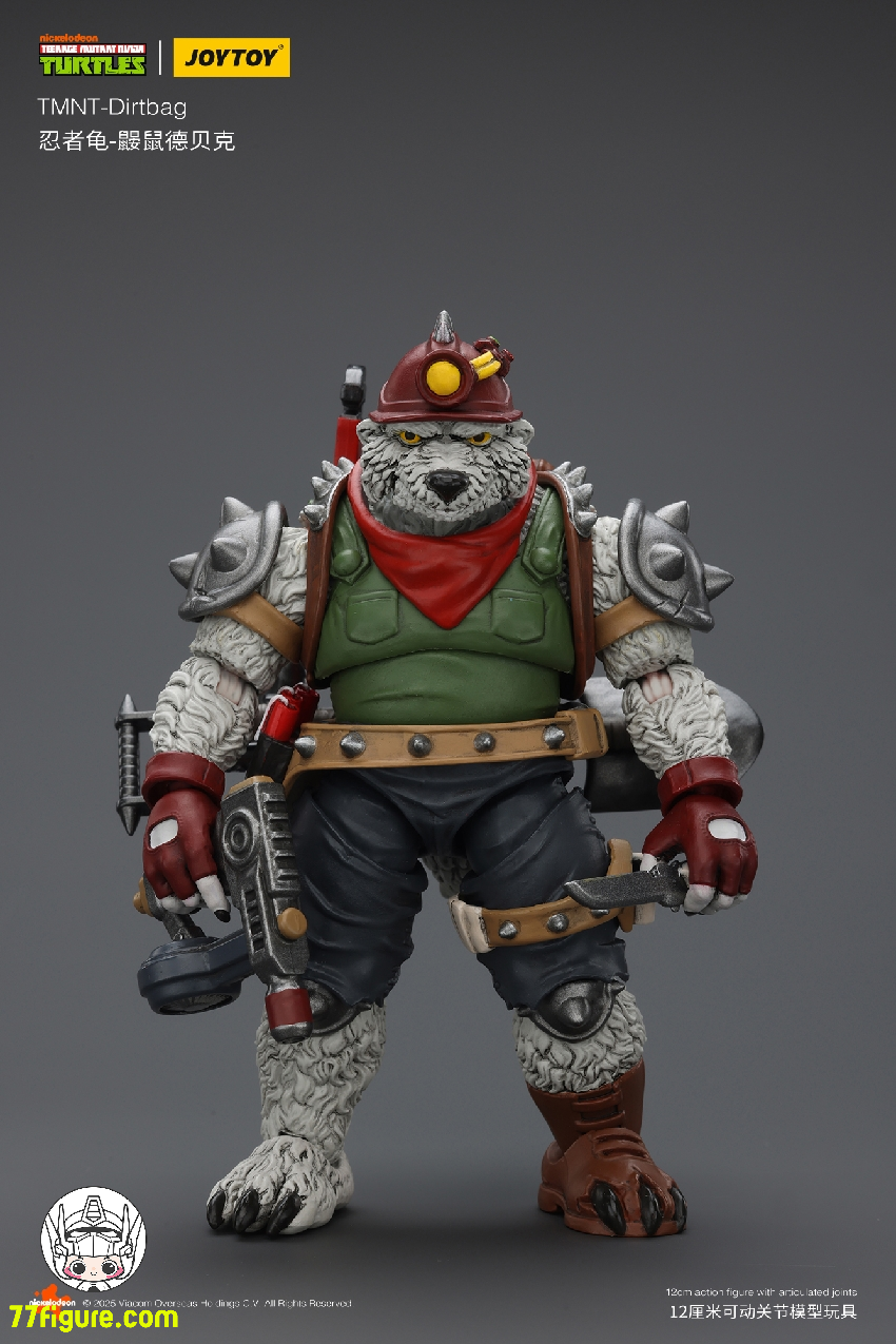 【品切れ】ジョイトイ JoyToy 1/18 ティーンエイジ ミュータント ニンジャ タートルズ 『TMNT 』ダートバッグ 塗装済み可動フィギュア