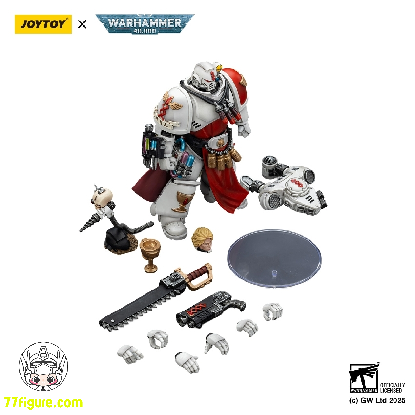 【予約商品】ジョイトイ JoyToy Source 1/18 『ウォーハンマー40K』ブラッド エンジェル サンギナリー プリースト ヘビーボルトピストル、チェーンソード&ナルセシウム付き 塗装済み可動フィギュア