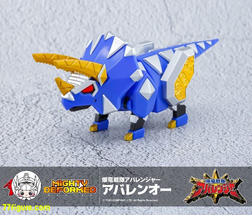 【予約商品】Action Toys MIGHTY DEFORMED 恐竜戦隊ジュウレンジャー アバレンオー 塗装済み可動フィギュア