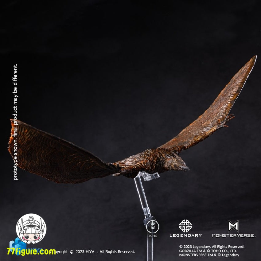 Hiya Toys Exquisite Basic シリーズ ゴジラ: キング・オブ・ザ・モンスター ラドン 塗装済み可動フィギュア