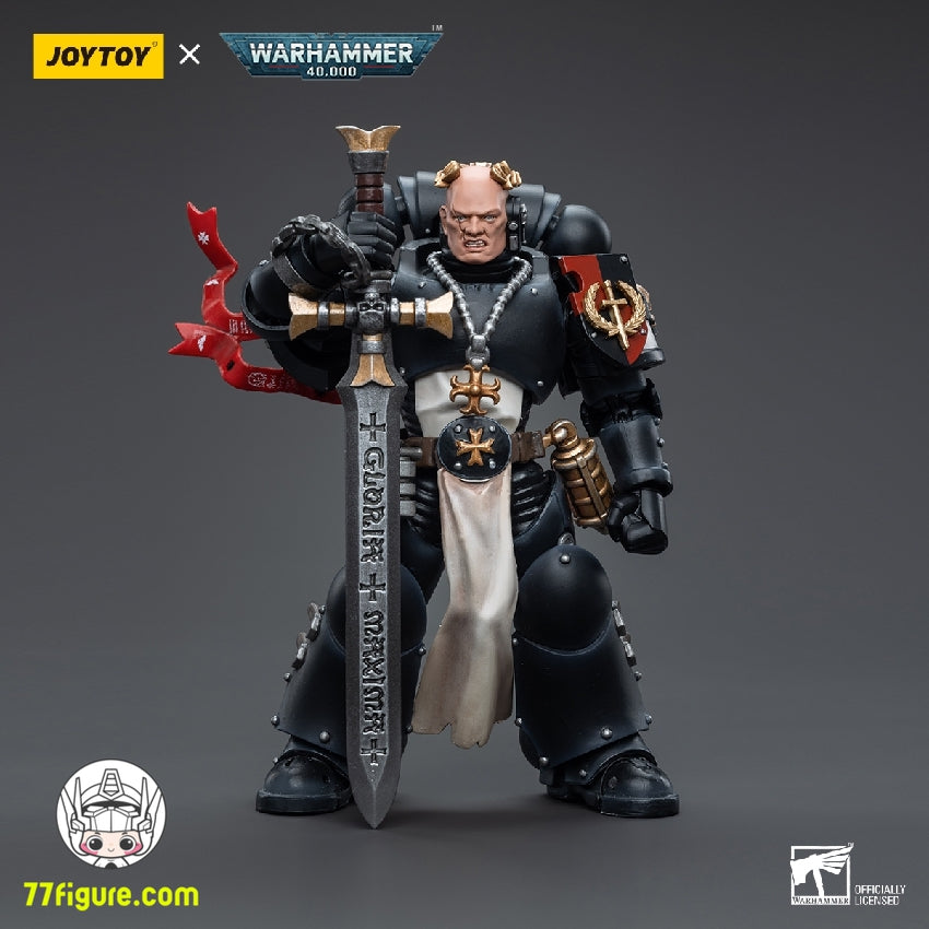 【品切れ】ジョイトイ JoyToy Source 1/18 『ウォーハンマー40K』ブラックテンプル エンペラーのチャンピオン ベヤールの復讐 塗装済み可動フィギュア