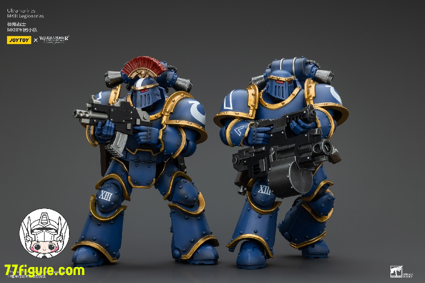 【品切れ】ジョイトイ JoyToy Source 1/18 『ウォーハンマー ホルスの異端』ウルトラマリーンズ 五体セット 塗装済み可動フィギュア