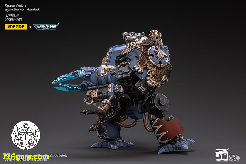 【品切れ】ジョイトイ JoyToy Source 1/18『ウォーハンマー40K』スペースウルフズ ビョルン・ザ・フェルハンド 塗装済み可動フィギュア