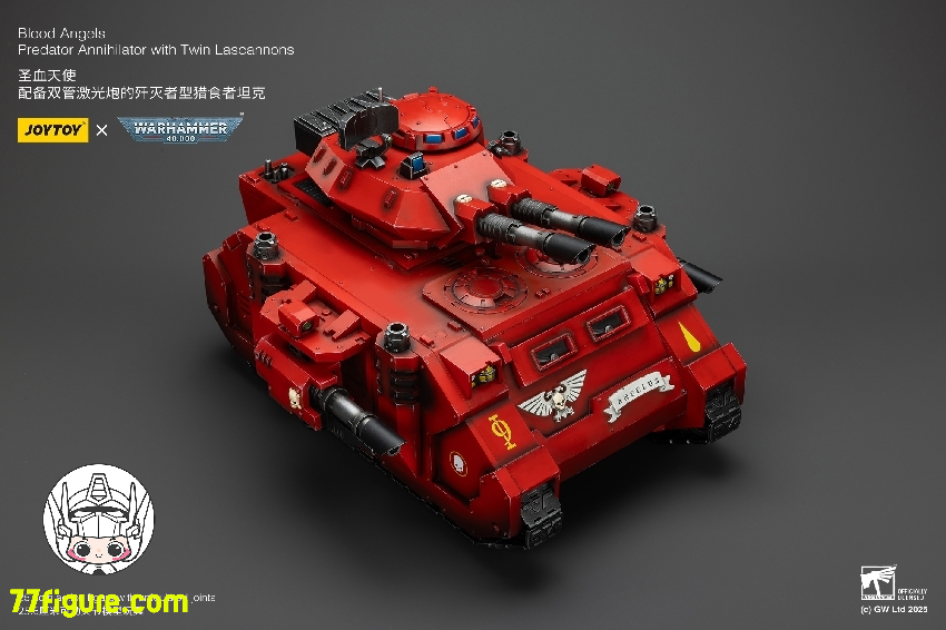 【予約商品】ジョイトイ JoyToy Source 1/18 『ウォーハンマー40K』ブラッド エンジェルス プレデター アナイアレイター ツイン ラスキャノン 付き 塗装済み可動フィギュア